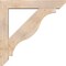 Ekena Millwork Funston Slat Smooth Bracket w/ Offset Brace, Douglas Fir, 7 1/2"W x 44"D x 44"H BKT0806X44X44FST06SDF - alternate 3